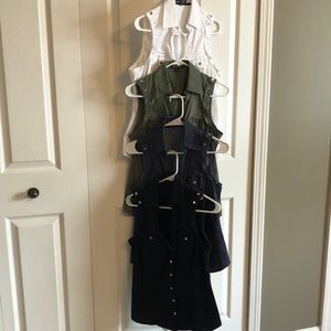 LOT of 4 -Express Sleeveless Shirt - Medium